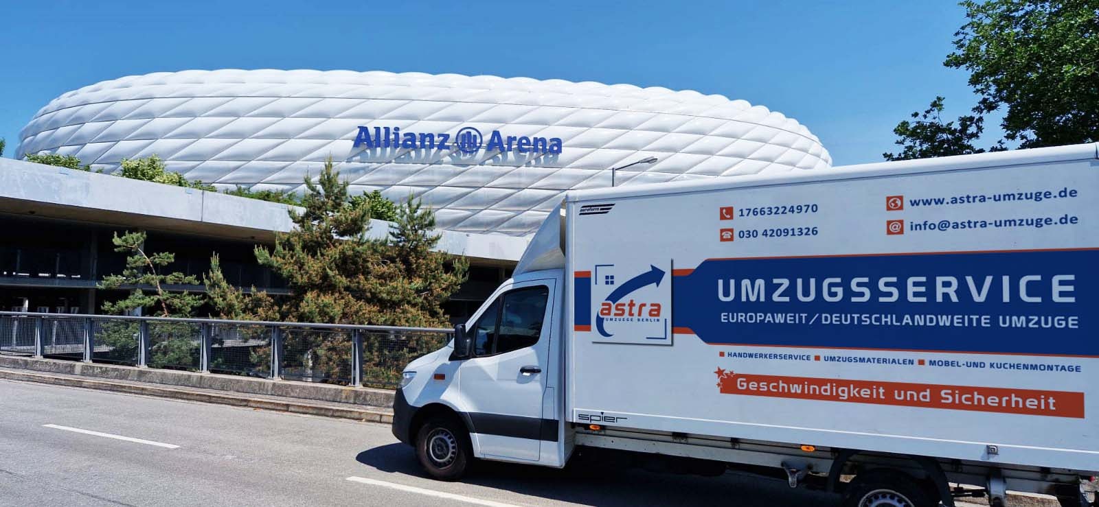 Beispielarbeit von Astra Umzüge Berlin - veröffentlicht auf Hausmeisterdienste.net
