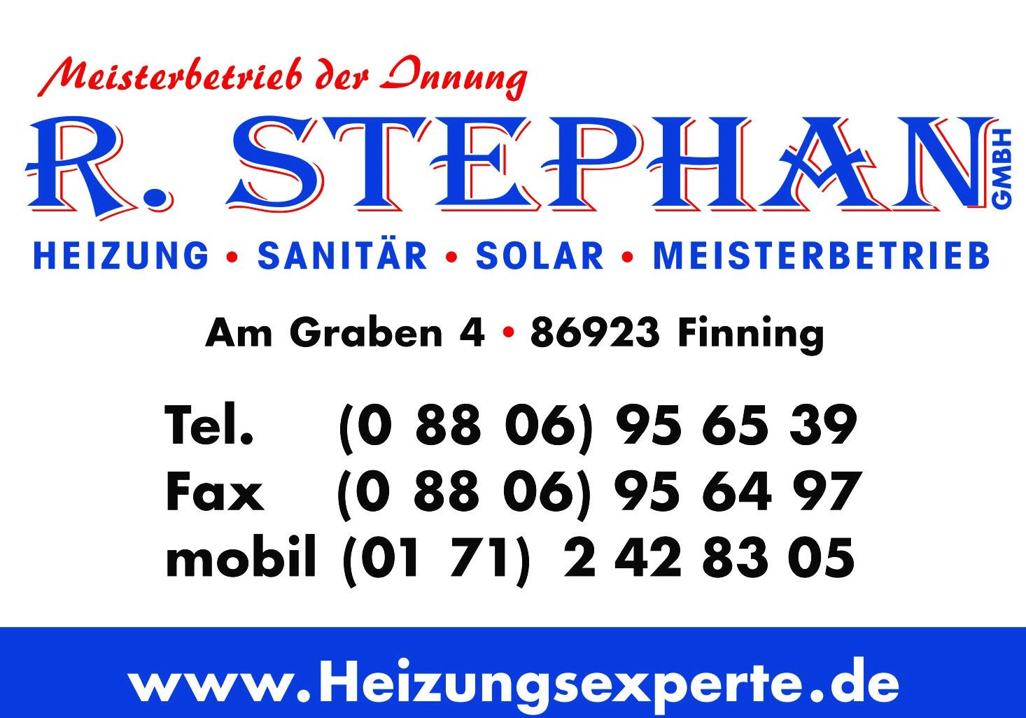 Logo der Firma Meisterbetrieb R. Stephan GmbH aus Finning auf dem Branchenportal Bauunternehmen.org