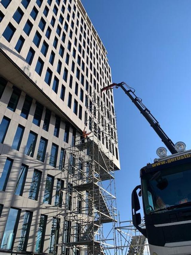 Beispielarbeit von Gerüstbau Zumkeller - veröffentlicht auf Geruestbau.org