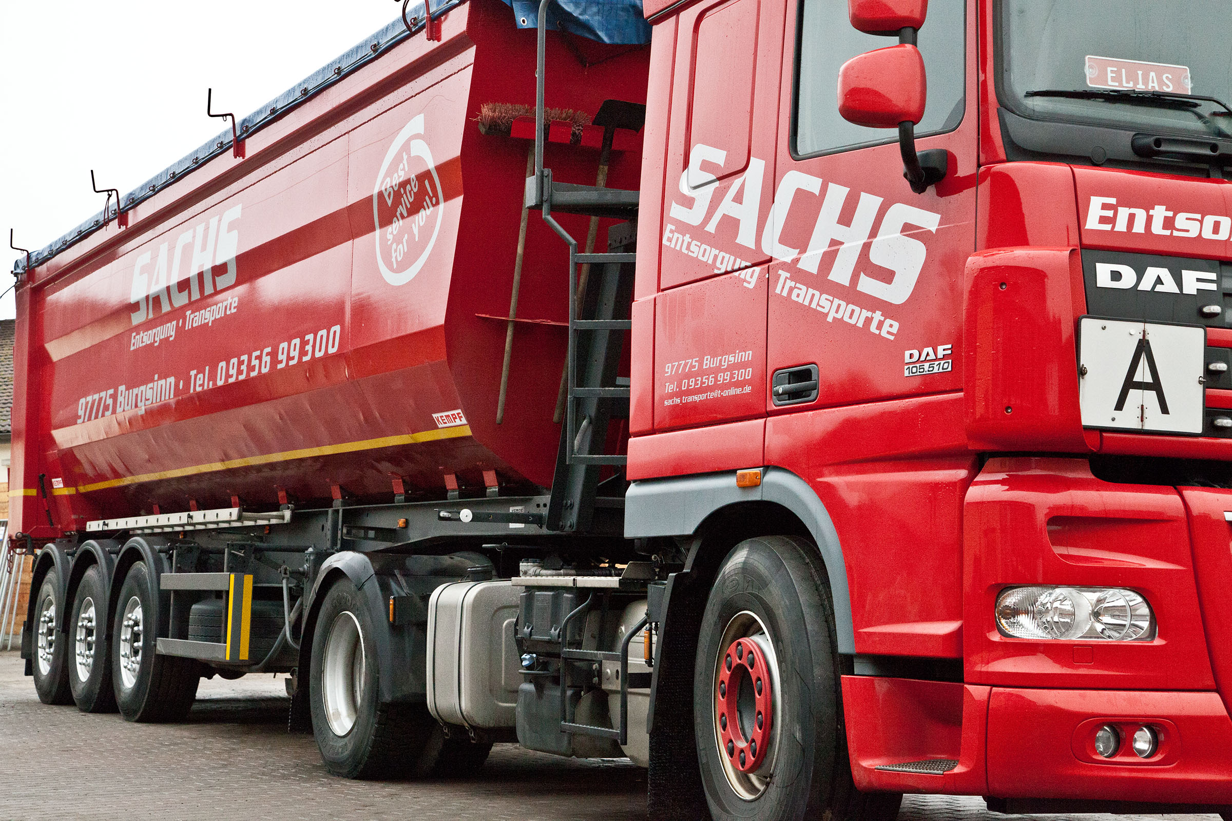 Beispielarbeit von Sachs Entsorgung - Transport - Bioenergie - veröffentlicht auf Hausmeisterdienste.net