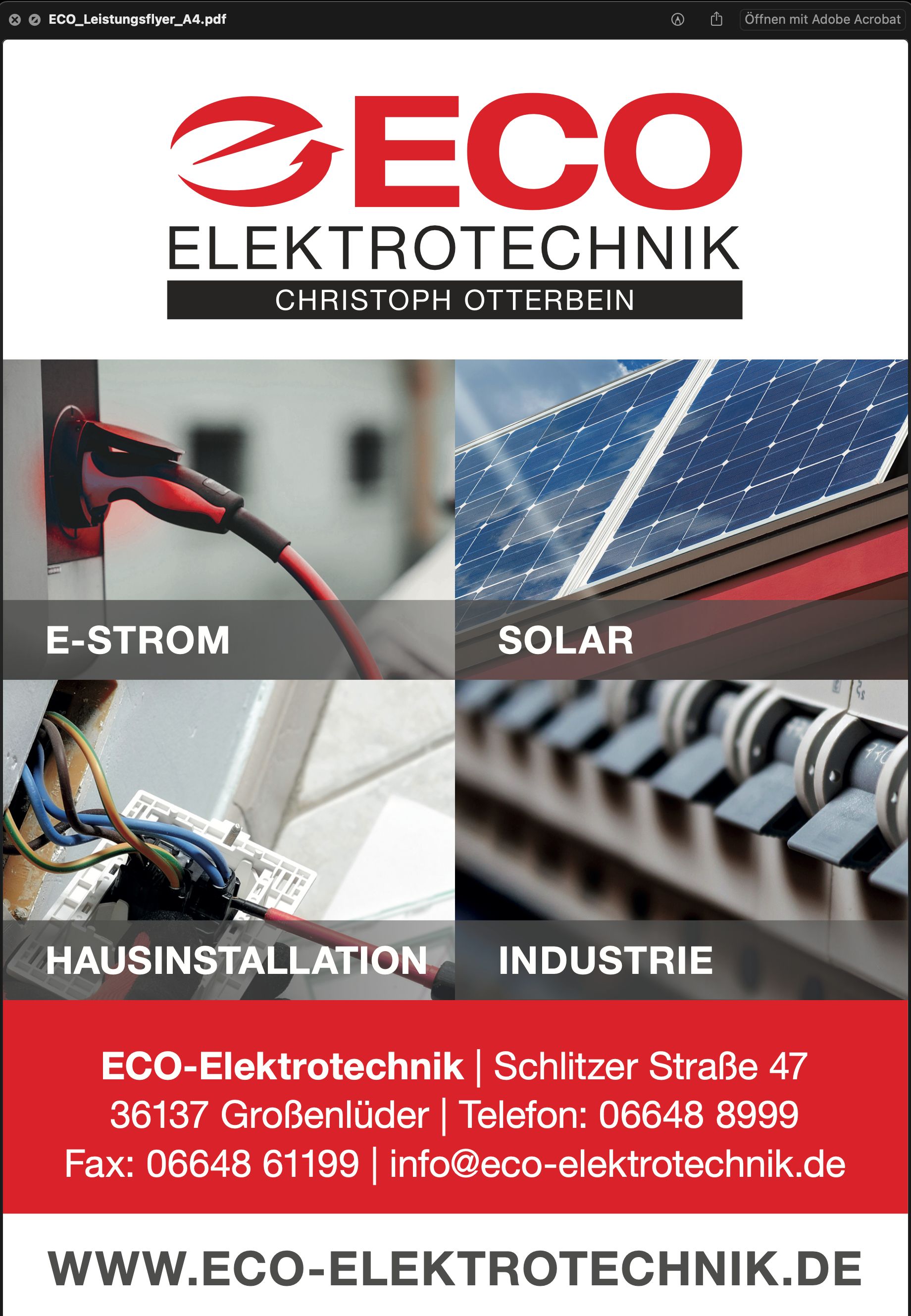 Logo der Firma ECO Elektrotechnik GmbH & Co. KG aus Großenlüder auf dem Branchenportal Elektriker.org