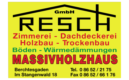 Logo der Firma Resch GmbH aus Bischofswiesen auf dem Branchenportal Schlosserei.net