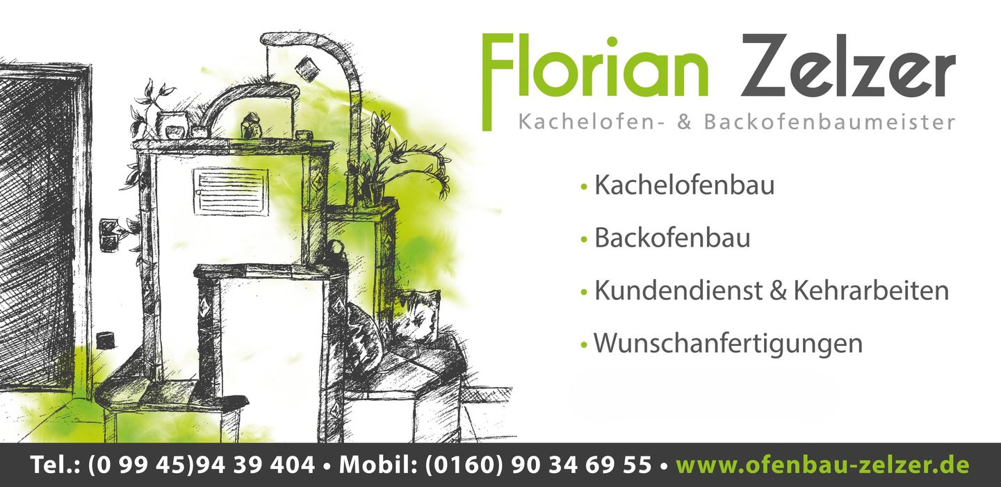Logo der Firma Florian Zelzer Kachelofen- & Backofenbaumeister aus Drachselsried auf dem Branchenportal Heizungsbau.net