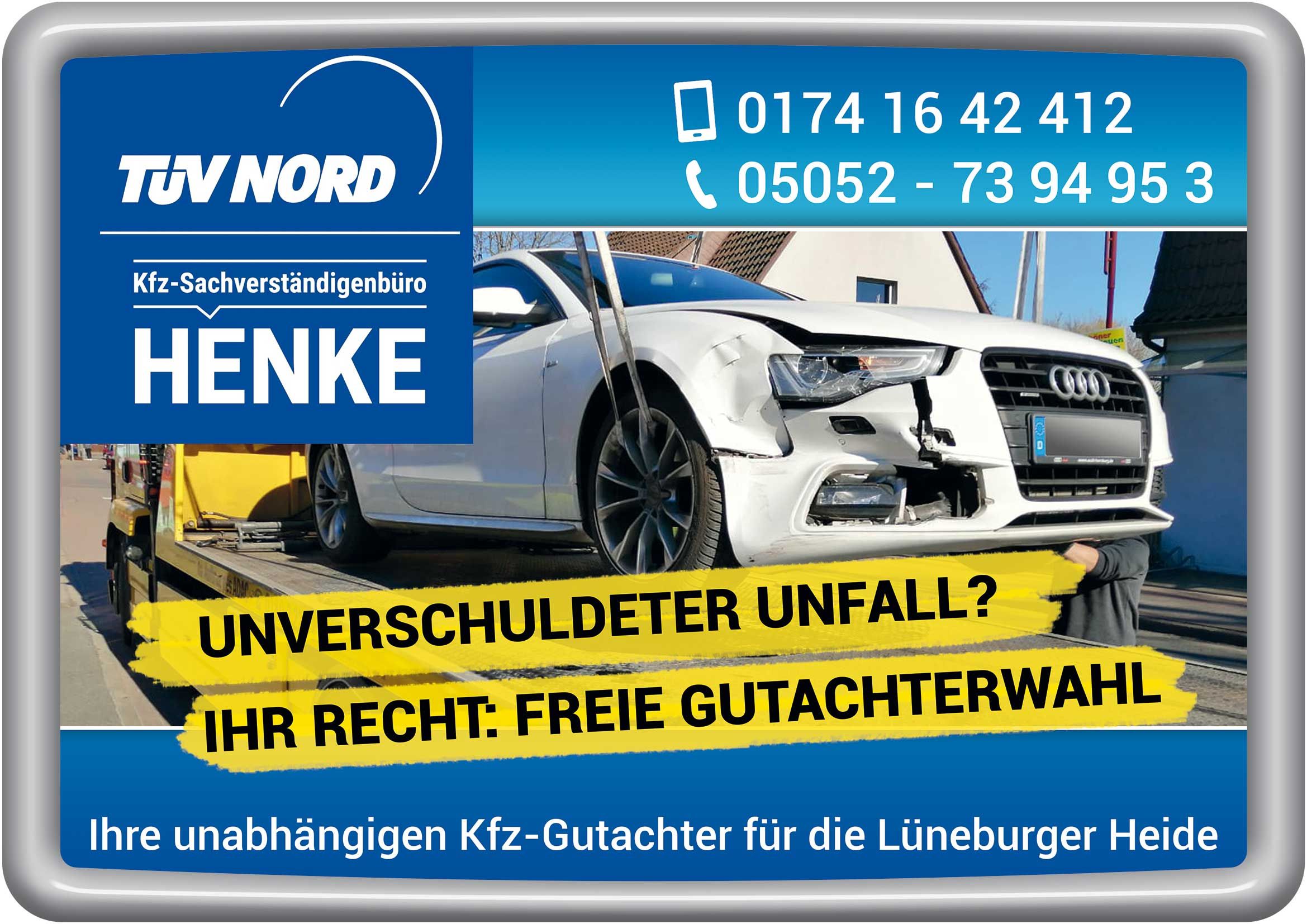 Beispielarbeit von KFZ-Sachverständigenbüro Henke - veröffentlicht auf Gutachter.org