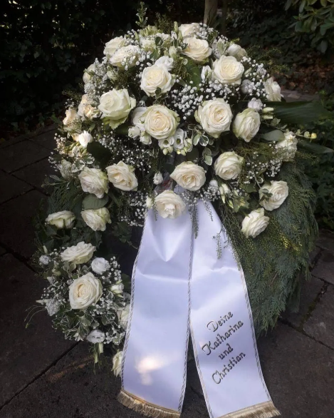 Beispielarbeit von Blumen-Kühnlein am Südfriedhof - veröffentlicht auf Gartenbau.org