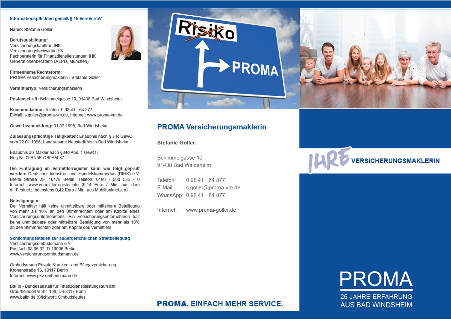 Beispielarbeit von PROMA Versicherungsmakler Stefanie Goller - veröffentlicht auf Finanzberater.net