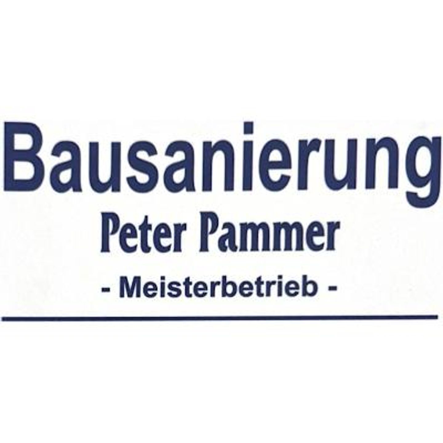 Logo der Firma Peter Pammer Bausanierung aus Piding auf dem Branchenportal Bauunternehmen.org