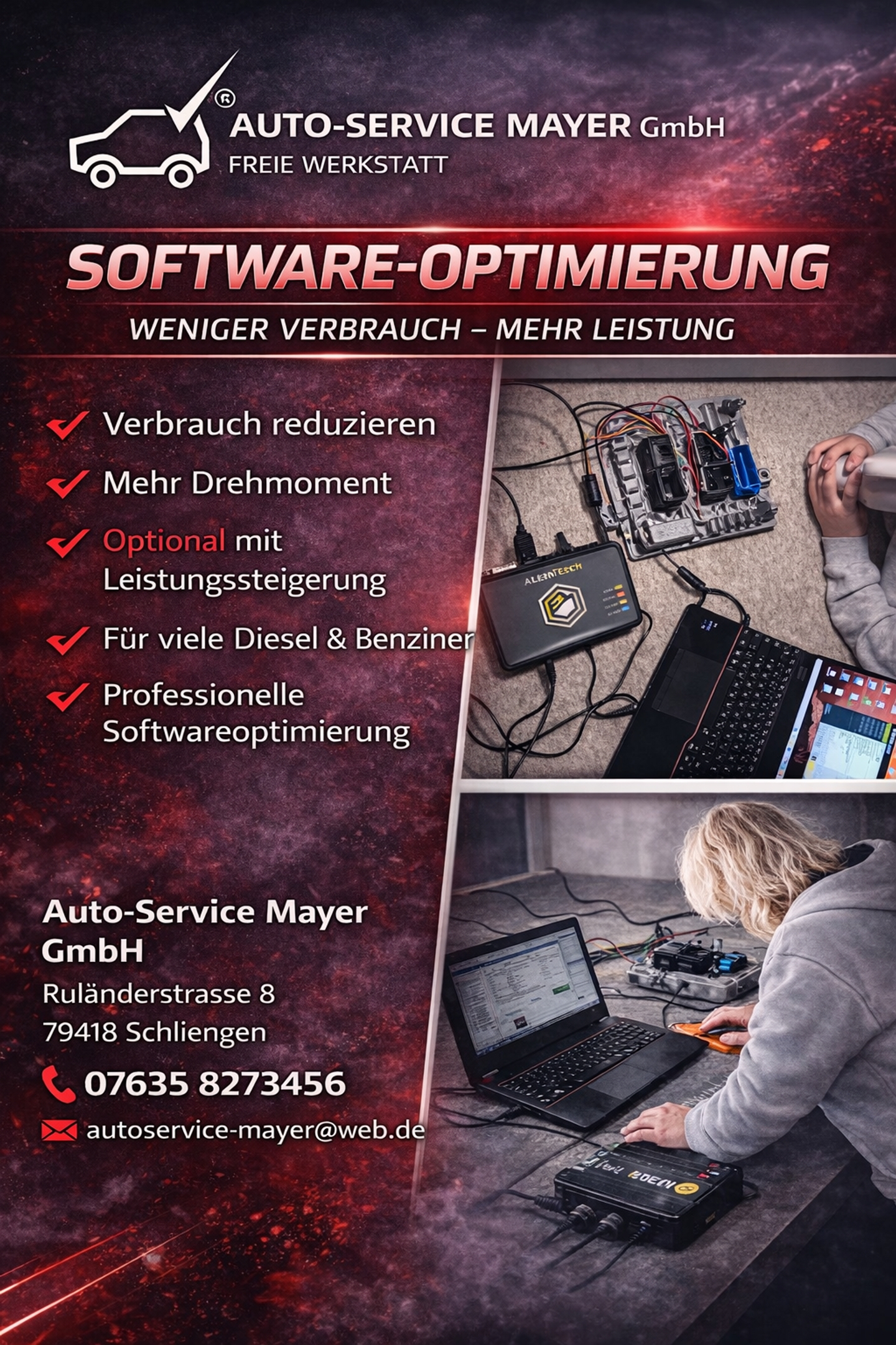 Beispielarbeit von Auto-Service Mayer - veröffentlicht auf Auto-Werkstatt.de