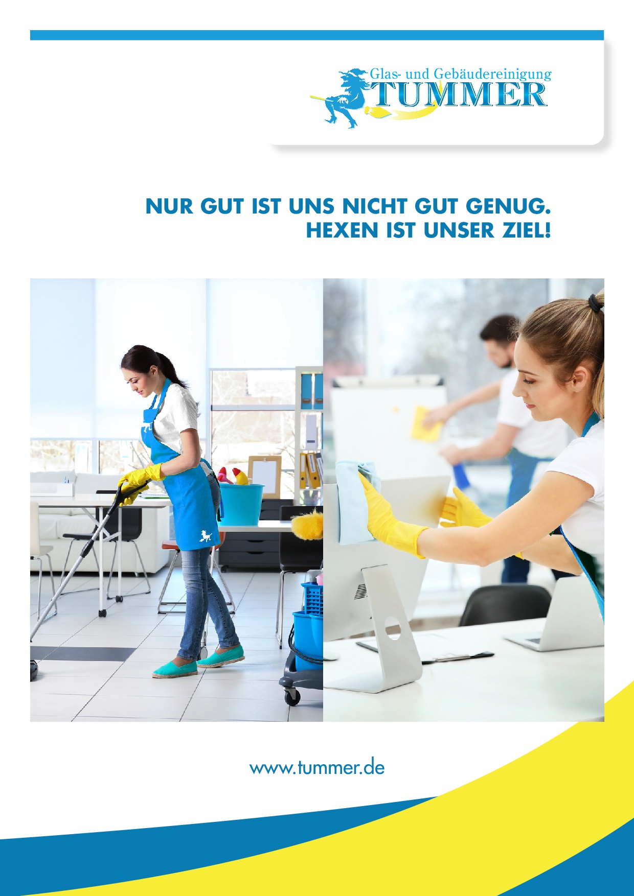 Beispielarbeit von Glas- und Gebäudereinigung Tummer - veröffentlicht auf Hausmeisterdienste.net