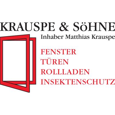 Logo der Firma Krauspe & Söhne, Inhaber Matthias Krauspe aus Riesa auf dem Branchenportal Glaserei.org