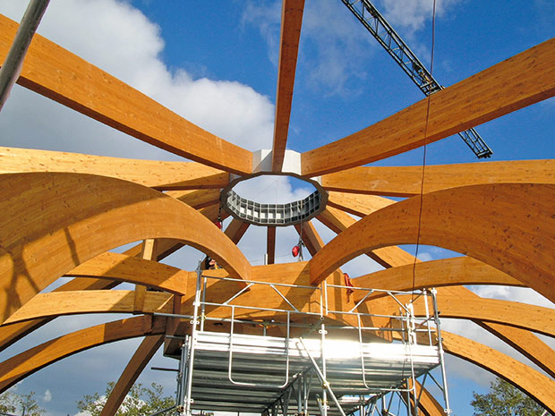 Beispielarbeit von Feyler Holzleimbau GmbH & Co. KG - veröffentlicht auf Tischler-Schreiner.org
