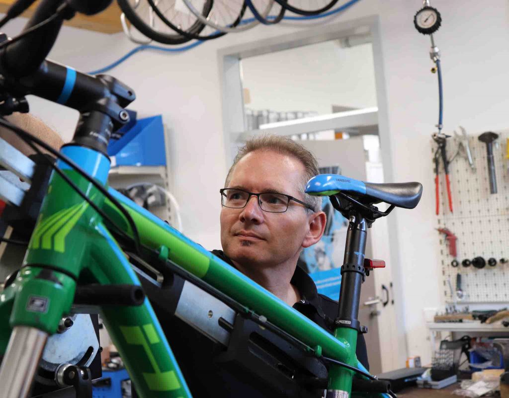Beispielarbeit von Fahrrad Rabl - veröffentlicht auf Fahrradreparatur.org
