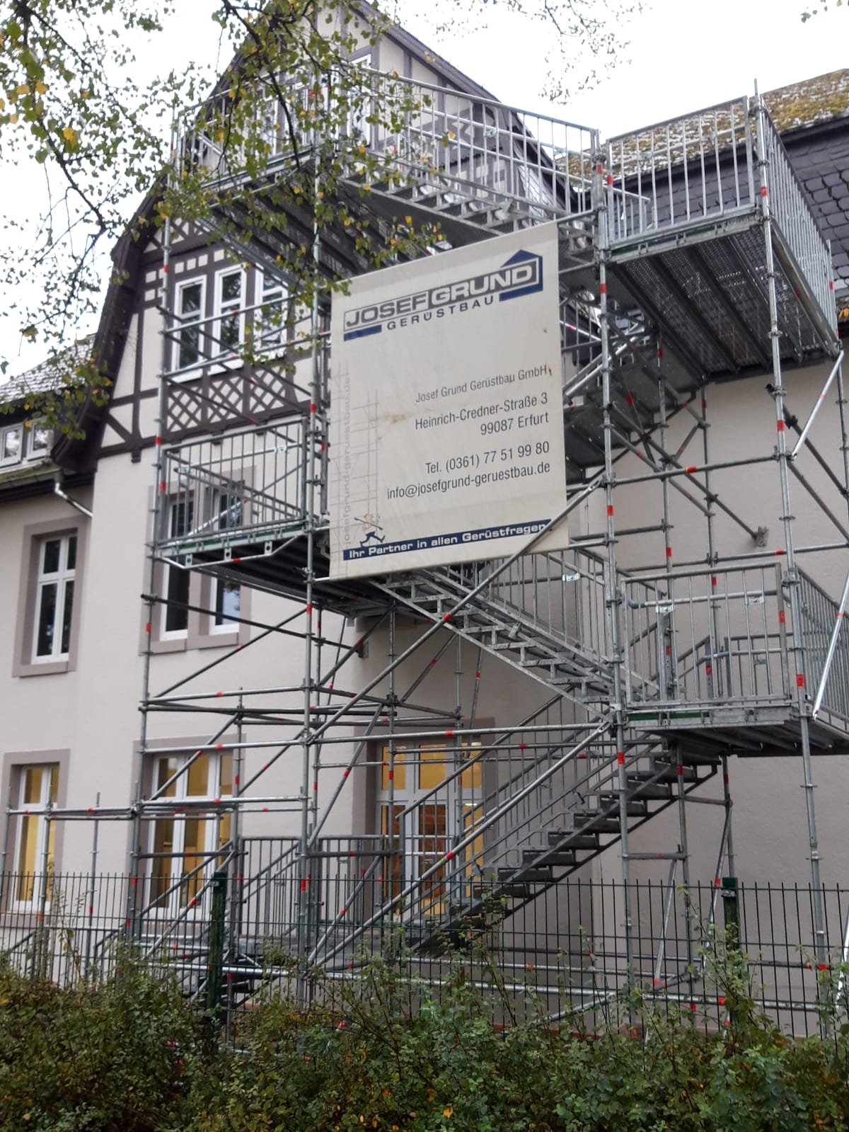 Beispielarbeit von Josef-Grund-Gerüstbau GmbH - veröffentlicht auf Geruestbau.org