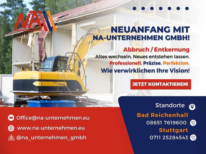 Beispielarbeit von NA-Unternehmen GmbH - veröffentlicht auf Bauunternehmen.org