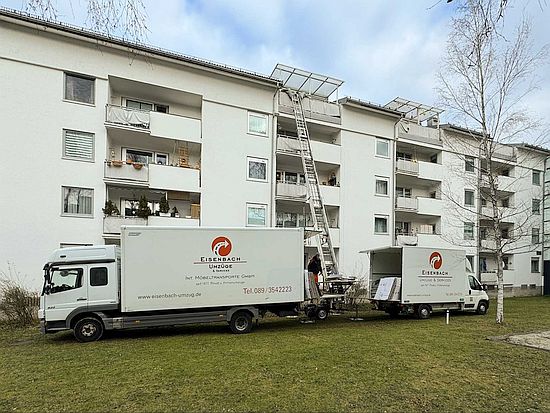 Beispielarbeit von Eisenbach Umzüge & Services Intern. Möbeltransporte GmbH - veröffentlicht auf Hausmeisterdienste.net