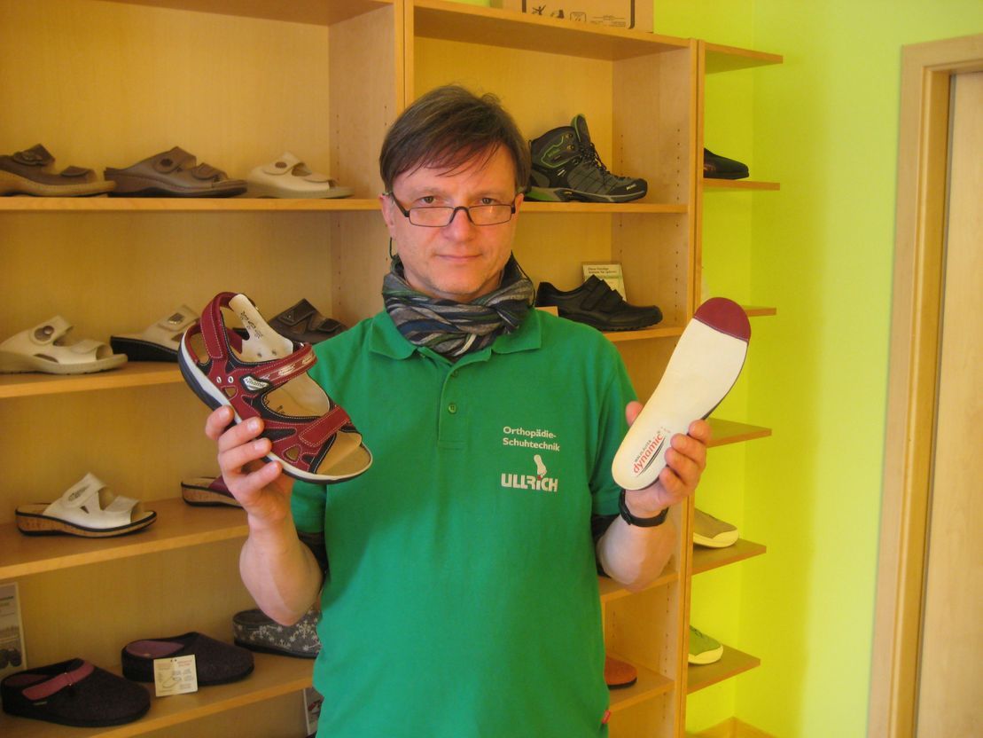Beispielarbeit von Bernd Ullrich Orthopädie-Schuhtechnik - veröffentlicht auf Sanimio.de