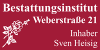 Logo der Firma Bestattungsinstitut Weberstr. 21 aus Elsterberg auf dem Branchenportal Gartenbau.org