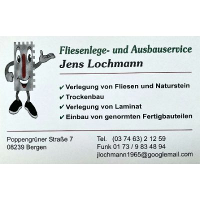 Logo der Firma Jens Lochmann aus Bergen auf dem Branchenportal Fliesenleger.net
