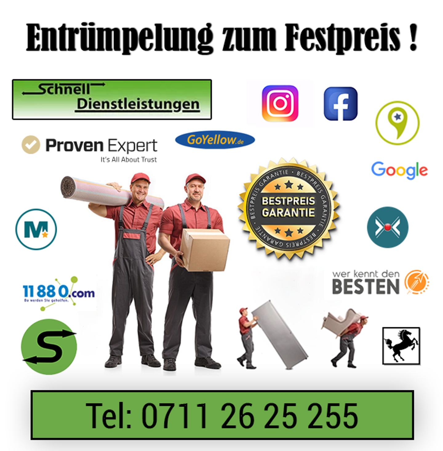 Beispielarbeit von Entrümpelung & Haushaltsauflösung Stuttgart - veröffentlicht auf Hausmeisterdienste.net
