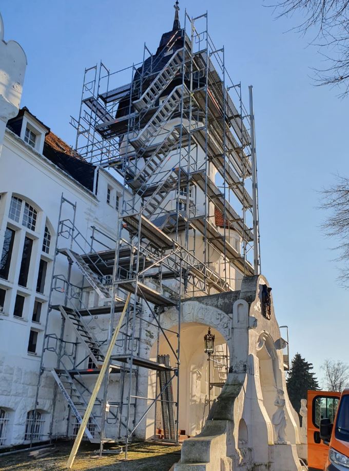 Beispielarbeit von Gneuß Gerüstbau GmbH - veröffentlicht auf Geruestbau.org
