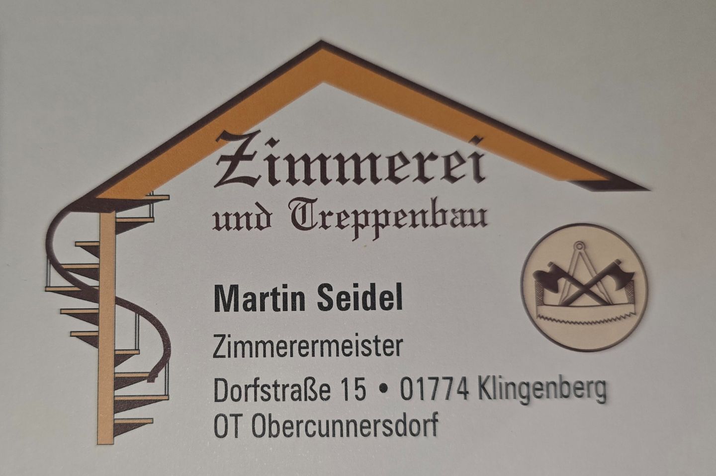 Logo der Firma Martin Seidel  Zimmerei & Treppenbau aus Klingenberg auf dem Branchenportal Bauunternehmen.org