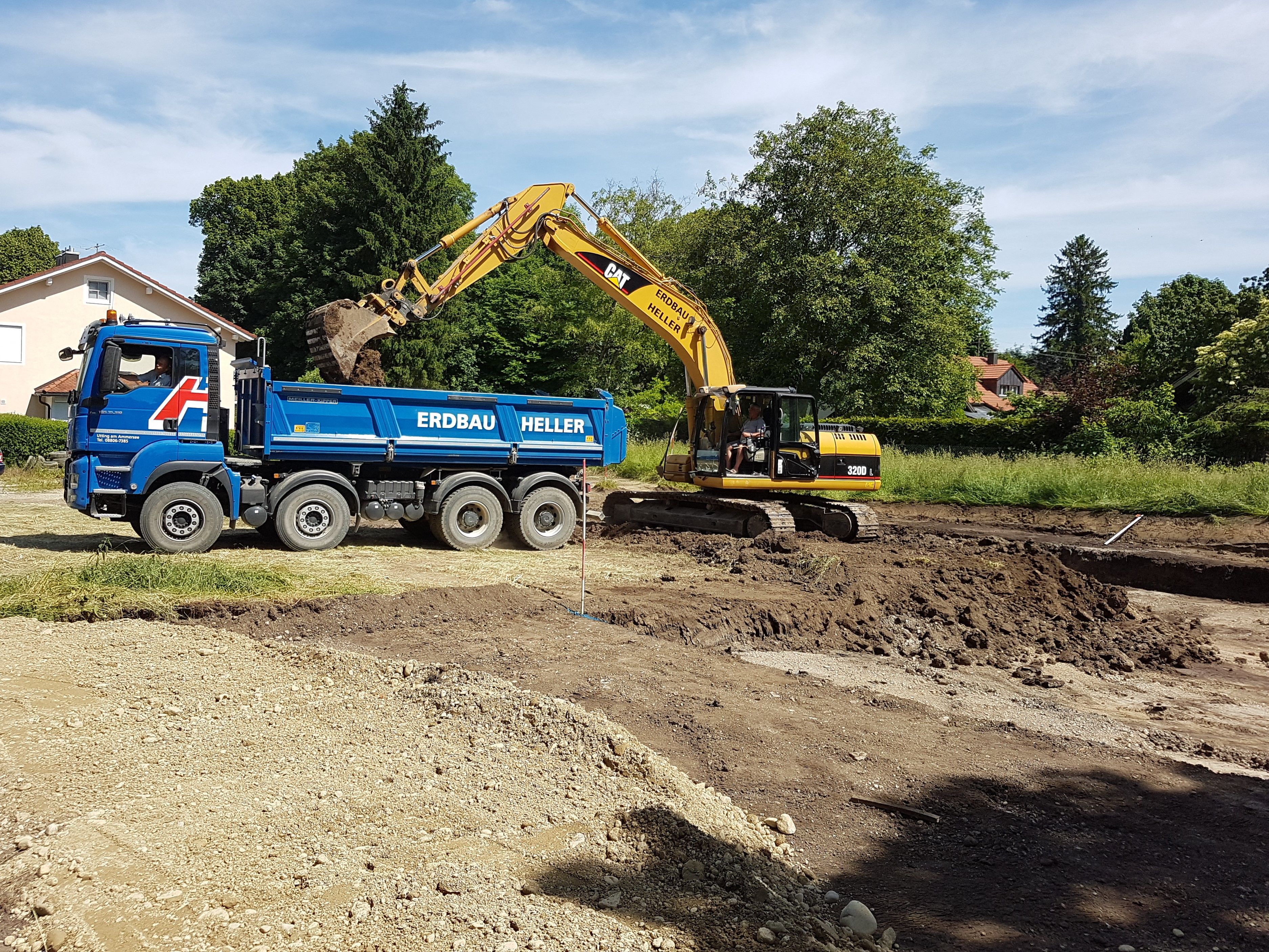 Beispielarbeit von Erdbau Heller GmbH - veröffentlicht auf Gartenbau.org
