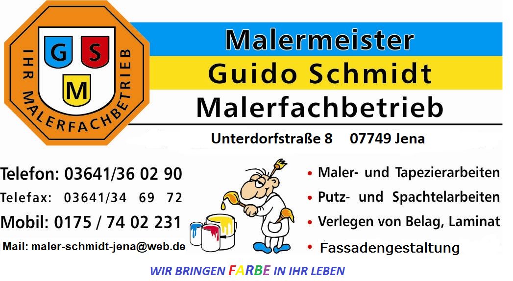 Logo der Firma Malermeister Guido Schmidt - Malerfachbetrieb aus Jena auf dem Branchenportal Maler.org