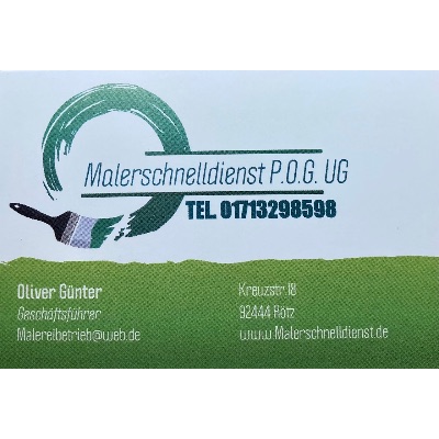 Logo der Firma Malerschnelldienst P.O.G. UG aus Rötz auf dem Branchenportal Maler.org