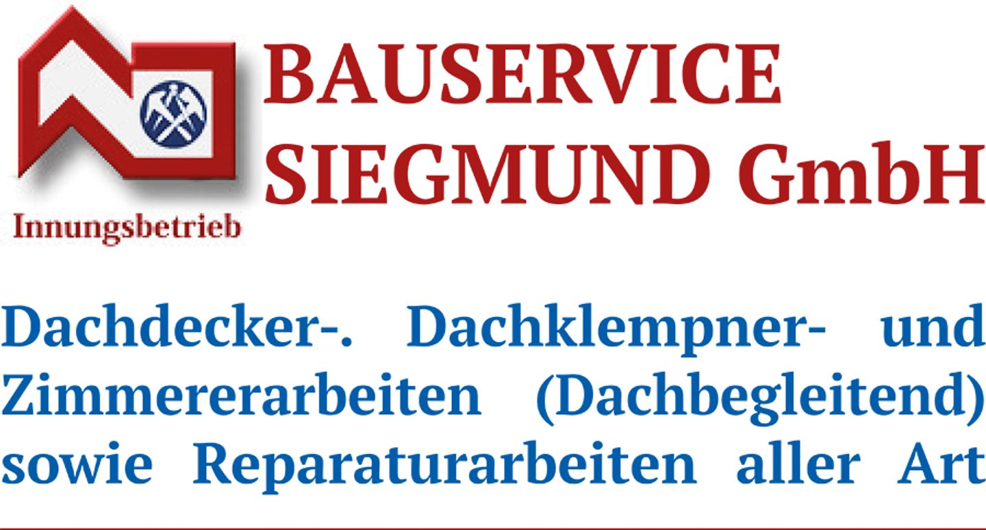 Logo der Firma Bauservice Siegmund GmbH aus Brandis auf dem Branchenportal Dachdecker.com