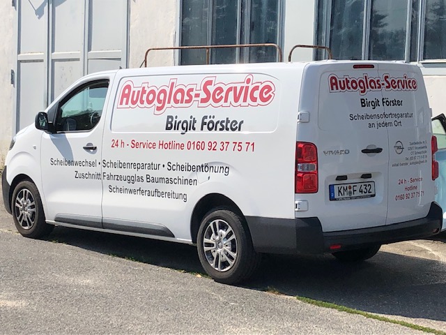 Beispielarbeit von Birgit Förster Autoglas Service Förster - veröffentlicht auf Glaserei.org