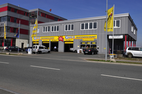 Beispielarbeit von Quick Reifendiscount - veröffentlicht auf Auto-Werkstatt.de