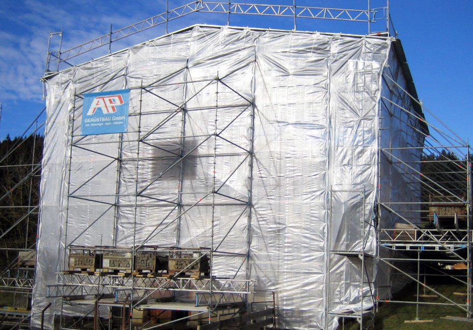 Beispielarbeit von AP Gerüstbau GmbH - veröffentlicht auf Geruestbau.org