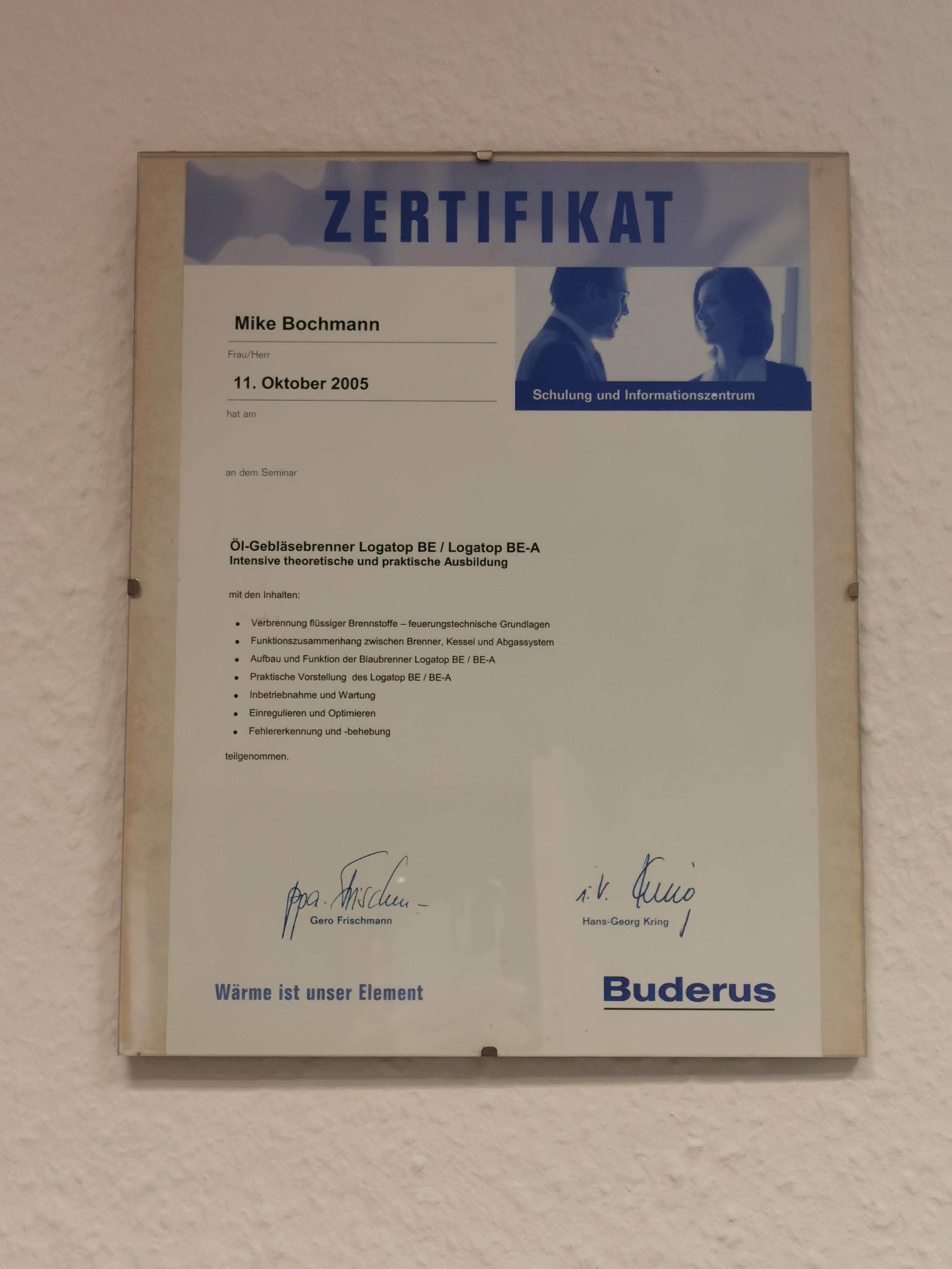 Beispielarbeit von Bochmann Haustechnik - veröffentlicht auf Sanitaer.org