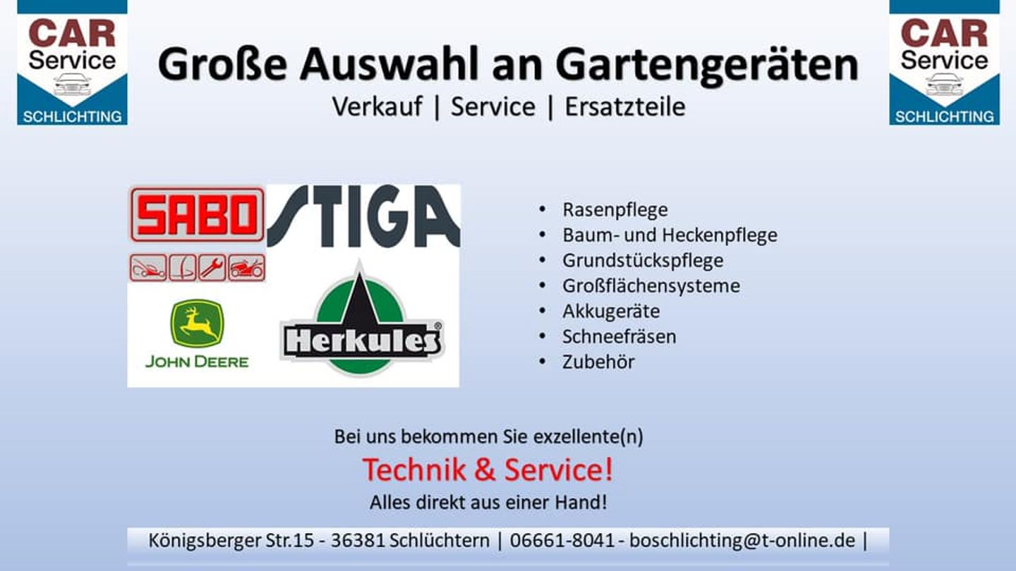 Beispielarbeit von Car-Service Schlichting Inh. Andreas Schlichting e.K. - veröffentlicht auf Auto-Werkstatt.de