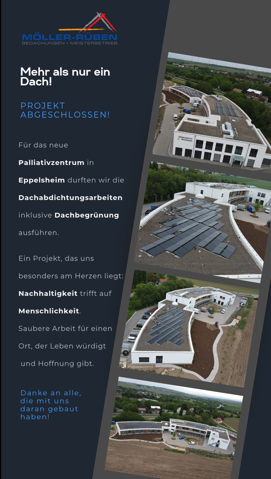 Beispielarbeit von Möller-Rüben GmbH - veröffentlicht auf Dachdecker.com