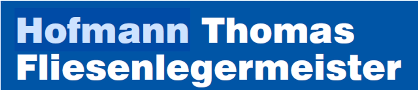 Thomas Hofmann Fliesenlegermeister Hofmann - LOGO
