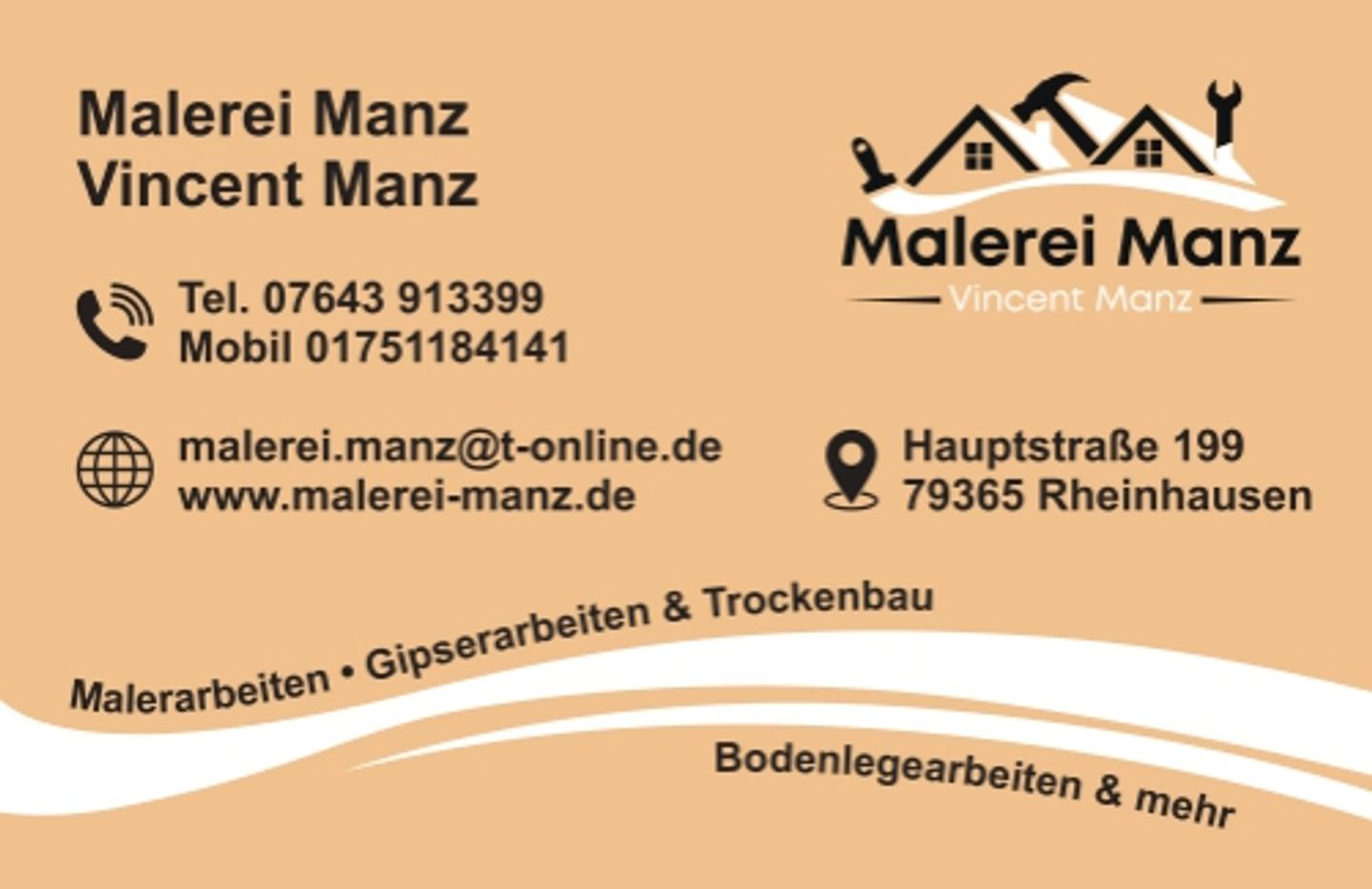 Logo der Firma Malerei Manz aus Rheinhausen auf dem Branchenportal Maler.org