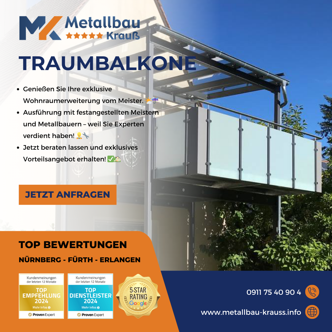 Beispielarbeit von Metallbau Krauß GmbH - veröffentlicht auf Schlosserei.net