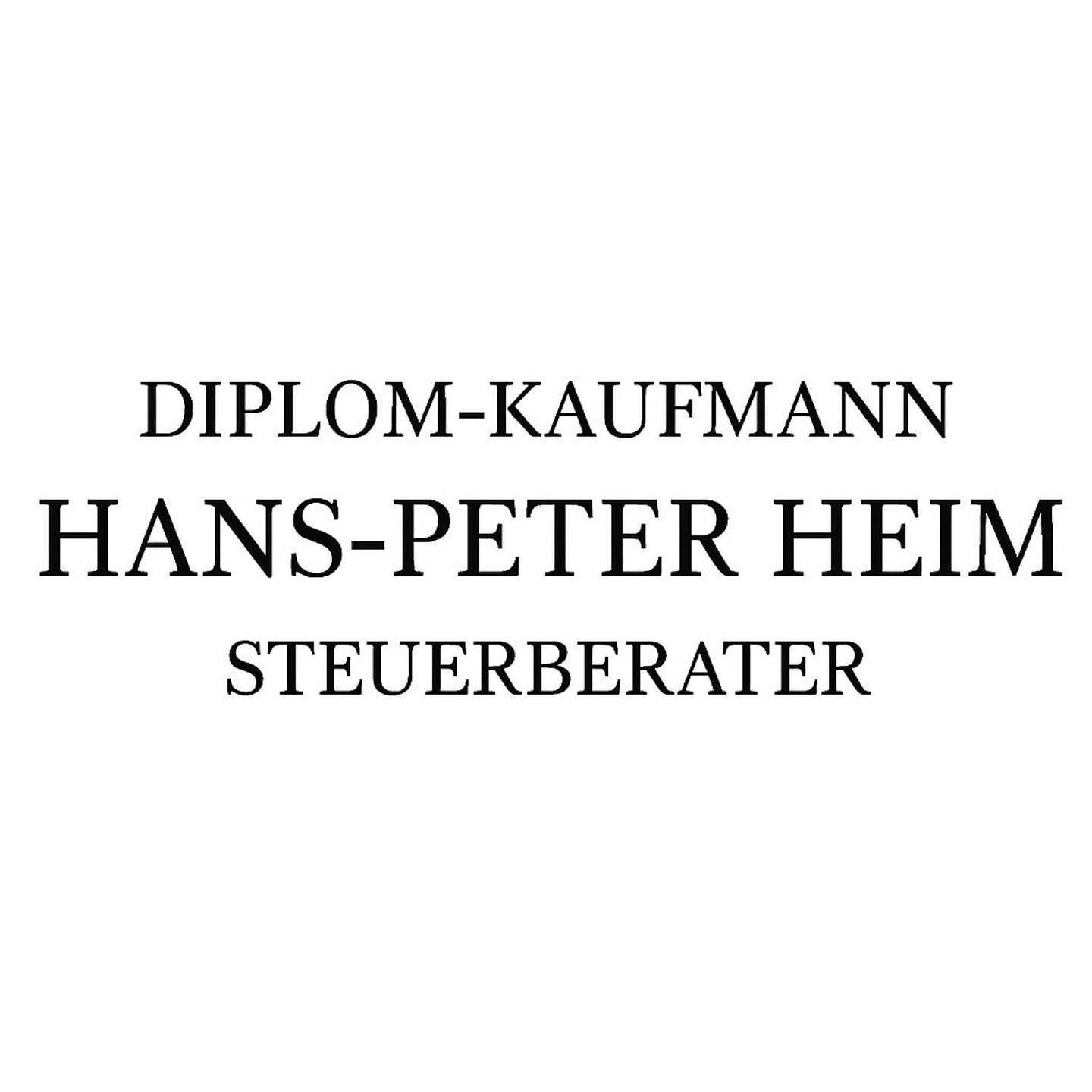 Logo der Firma Dipl.- Kfm. Hans-Peter Heim Steuerberater aus München auf dem Branchenportal Steuer-Berater.de