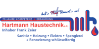 Logo der Firma Hartmann Haustechnik e.K. Inhaber Frank Zeier aus Poppenhausen auf dem Branchenportal Heizungsbau.net