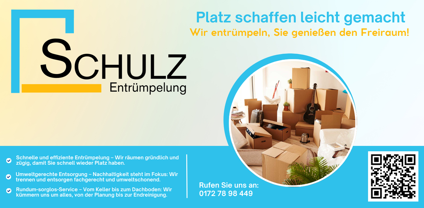 Beispielarbeit von Schulz Entrümpelung - veröffentlicht auf Hausmeisterdienste.net