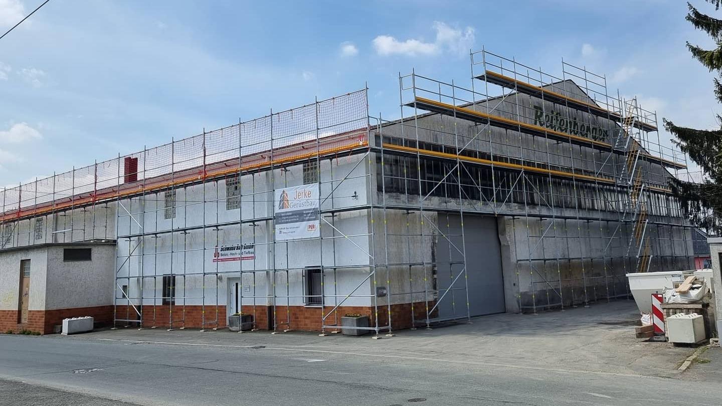 Beispielarbeit von Jerke Gerüstbau - veröffentlicht auf Geruestbau.org