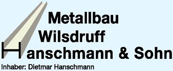 Logo der Firma Metallbau Wilsdruff Hanschmann & Sohn aus Wilsdruff auf dem Branchenportal Schlosserei.net