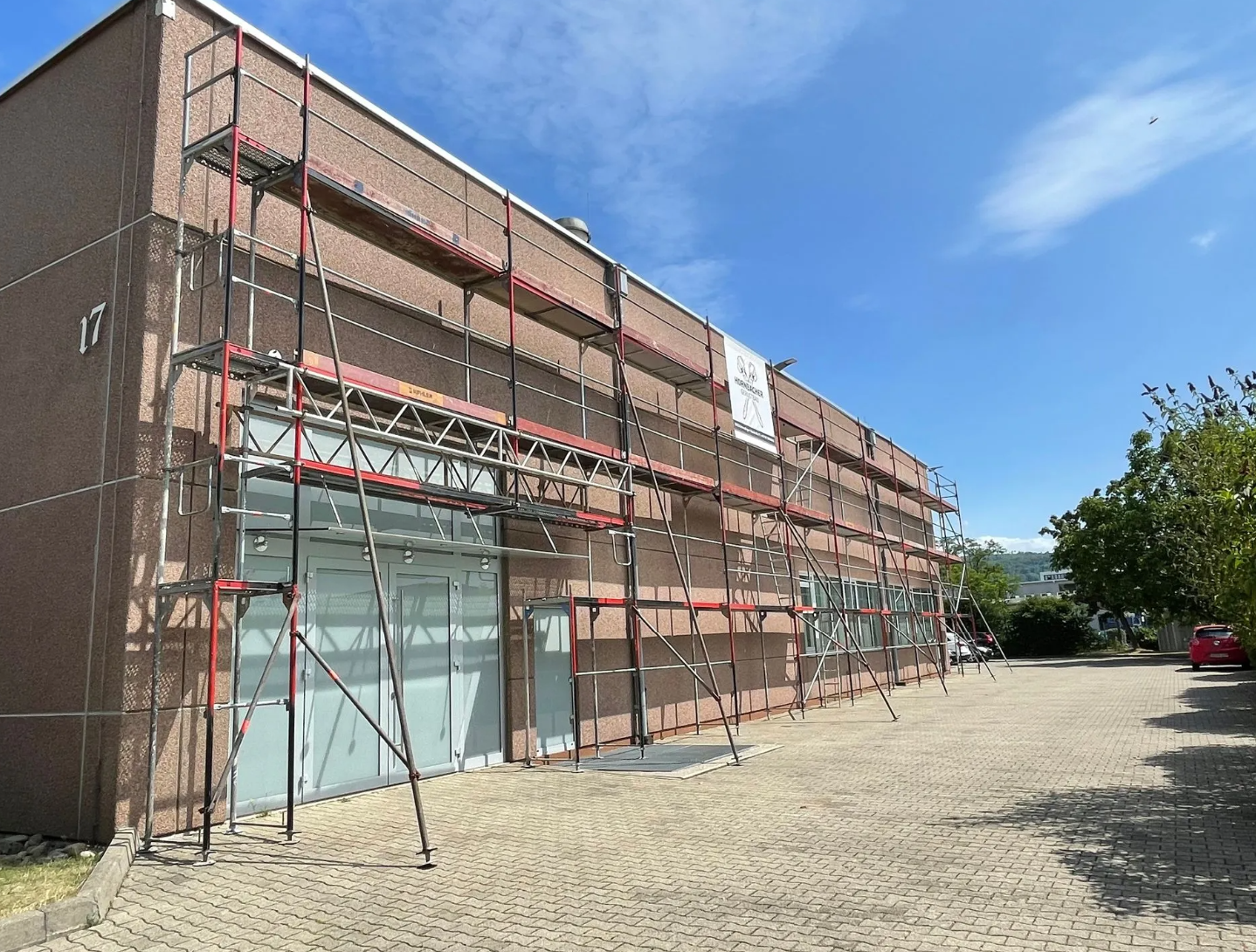 Beispielarbeit von Hornbacher Gerüstbau - veröffentlicht auf Geruestbau.org