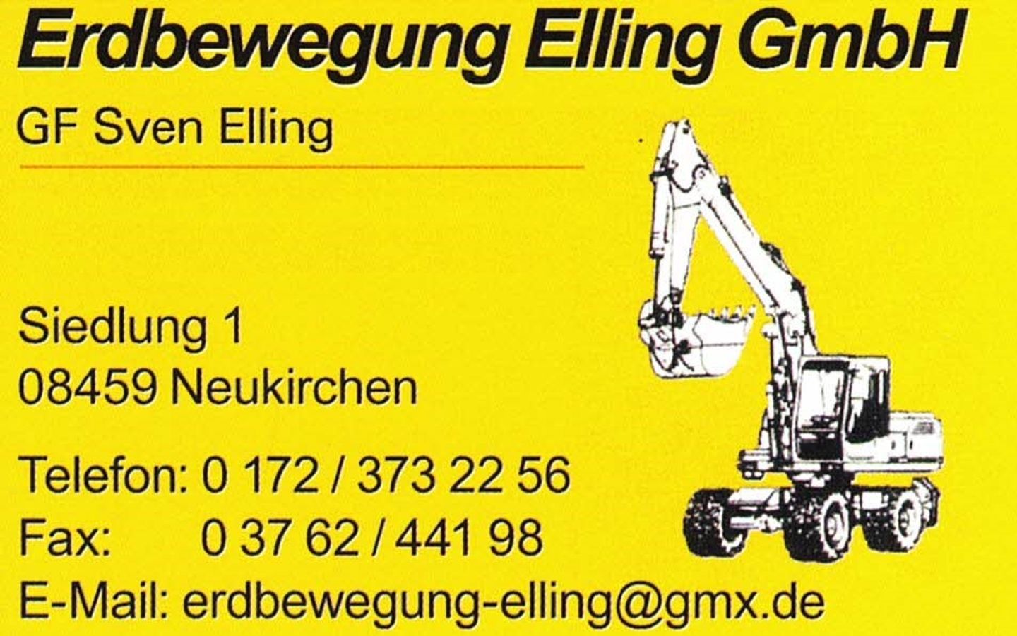 Logo der Firma Erdbewegung Elling GmbH aus Neukirchen auf dem Branchenportal Bauunternehmen.org