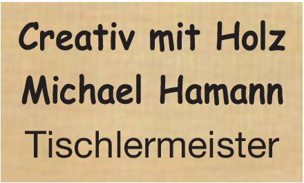 Logo der Firma Michael Hamann Creativ mit Holz aus Hilden auf dem Branchenportal Tischler-Schreiner.org