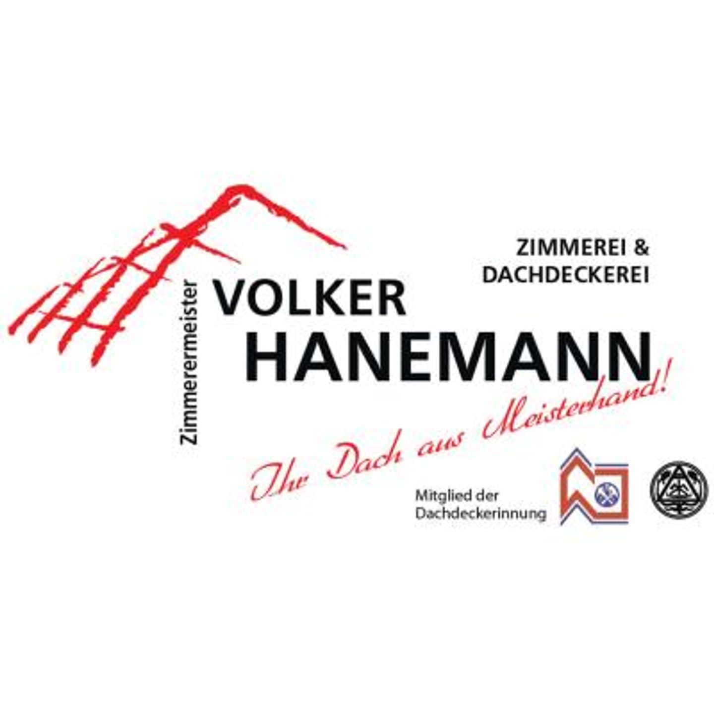 Logo der Firma Zimmerei und Dachdeckerei Hanemann, Volker aus Harztor auf dem Branchenportal Tischler-Schreiner.org