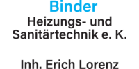 Logo der Firma Binder Heizungs- Sanitärtechnik e. K. Inh. Erich Lorenz aus Hutthurm auf dem Branchenportal Heizungsbau.net