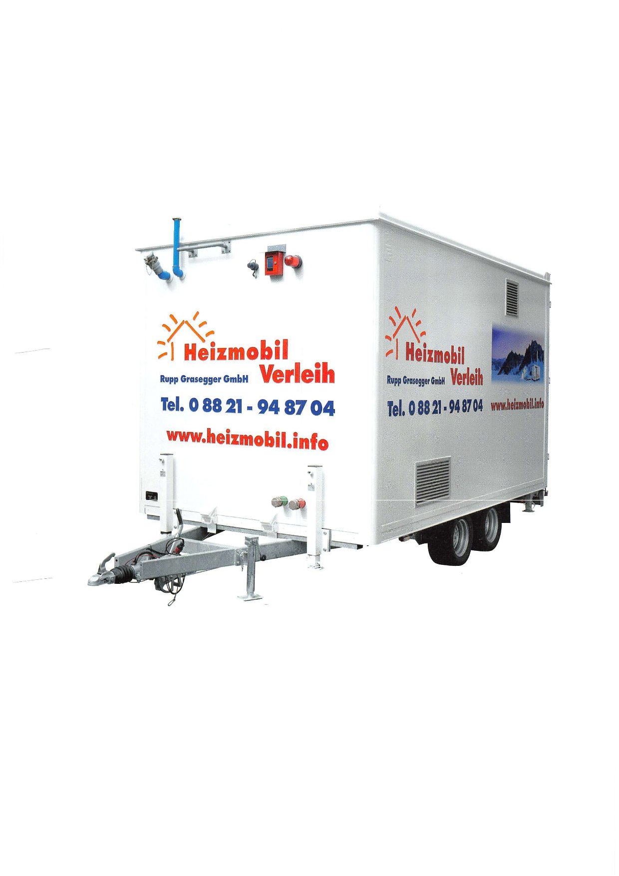 Beispielarbeit von Rupp Grasegger GmbH, Heizmobil - Verleih - veröffentlicht auf Heizungsbau.net