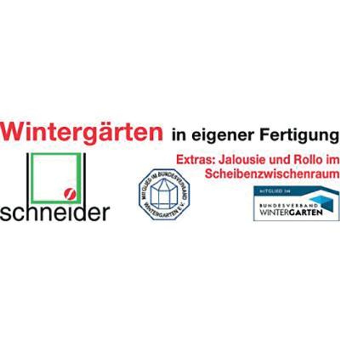 Logo der Firma Schneider Wintergartenbau GmbH & Co. KG aus Berlin auf dem Branchenportal Glaserei.org